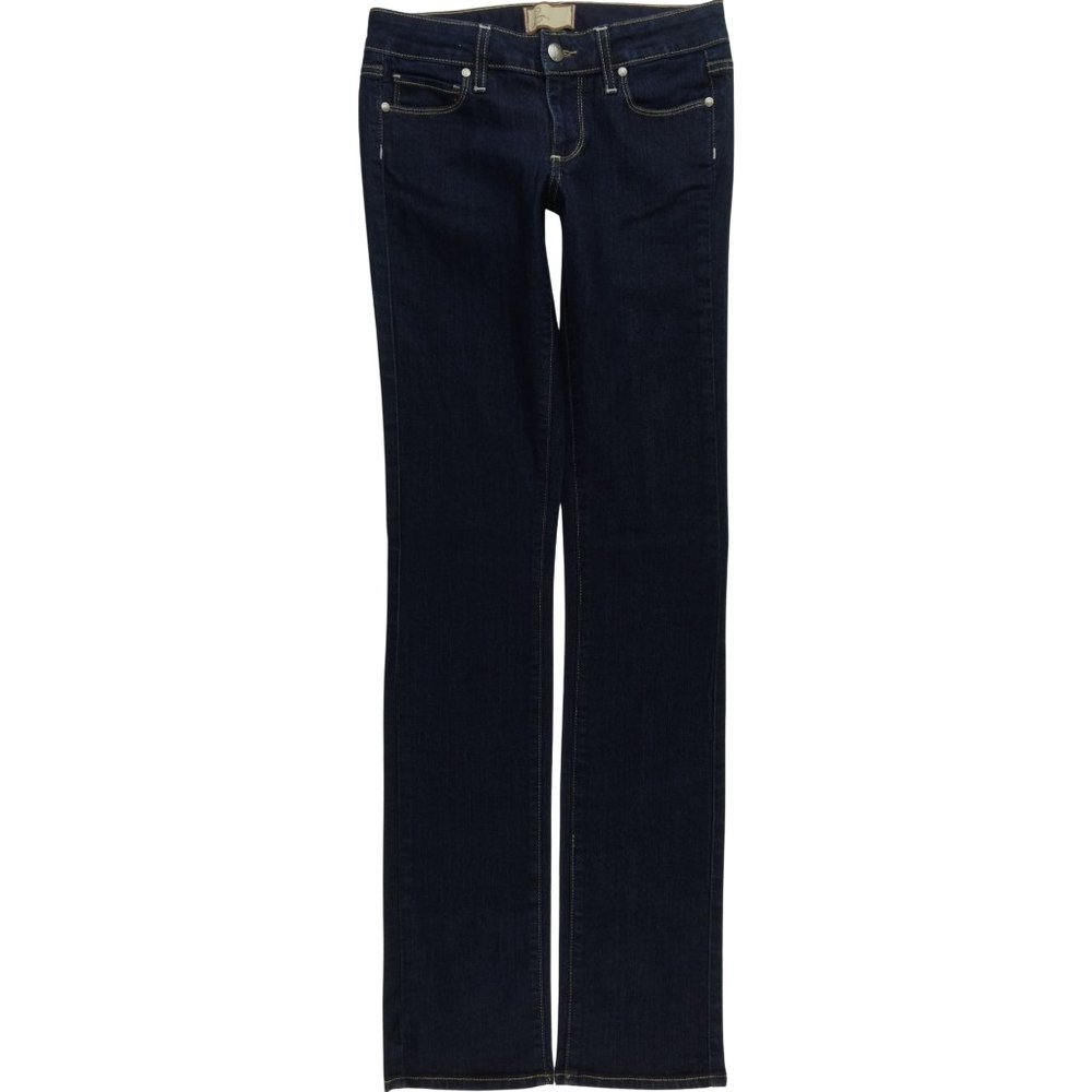 Paige Peg Straight Leg Jeans Women's 24 Dark A269J